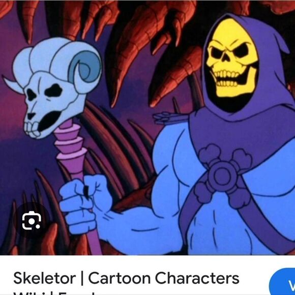 SKELETOR / Masters of the universe evil villian socks unisex size 7 to 10 - Picture 3 of 6